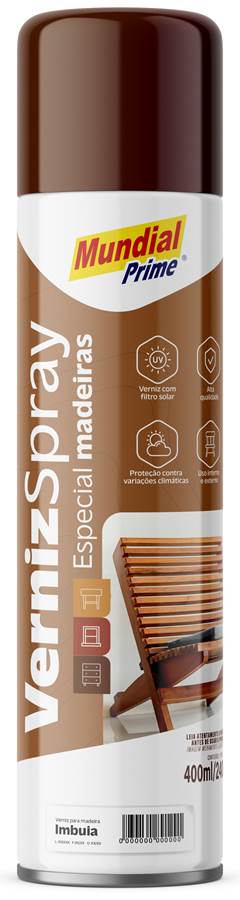 VERNIZ SPRAY 400ML MADEIRA IMBUIA