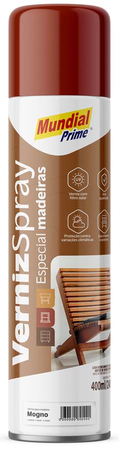 VERNIZ SPRAY 400ML MADEIRA MOGNO