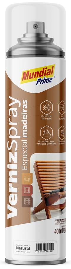 VERNIZ SPRAY 400ML MADEIRA NATURAL