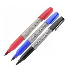 CANETA MARCAÇÃO PERMANENTE  PONTA FINA AZUL