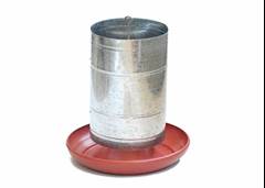 COMEDOURO PARA FRANGO 20KG GALVANIZADO PLÁSTICO