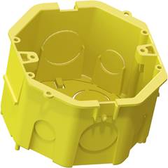 CAIXA LUZ PLASTICA FMS AMARELA