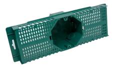 CAIXA LUZ PLASTICA FMS CONJUNTO TETO 30CM VERDE