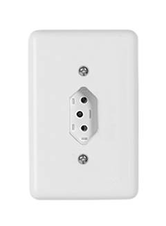CONJUNTO DE INTERRUPTOR COM 1 TOMADA DE EMBUTIR 2P+T DE 20A LINHA STYLUS