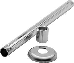 BRAÇO PARA CHUVEIRO 30CM ALUMINIO POLIDO