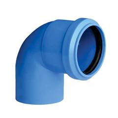 JOELHO 90 ESGOTO 040X38MM PARA TUBO VÁLVULA DE DESCARGA COM ANEL