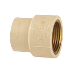 LUVA SOLDAVEL 22MMX1/2” TRANSFERENCIA FEMIA FEMIA AGUA QUENTE CPVC