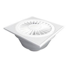 RALO PVC SIFONADO QUADRADO BRANCO 100X38X40MM