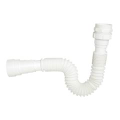 SIFÃO CORRUGADO UNIVERSAL SIMPLES BRANCO