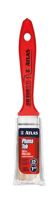 TRINCHA CERDA BRANCA CABO VERMELHO 315/2 3/4”