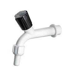 TORNEIRA PLÁSTICA 1/2” TANQUE PAREDE BRANCA 10CM COM BICO 1120 BLISTER