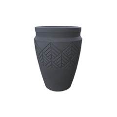 VASO PLÁSTICO PARA PLANTA 32 CILÍNDRICO PRETO ARDOSIA
