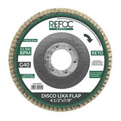 DISCO LIXA FLAP 7” GRÃO 060 RETO