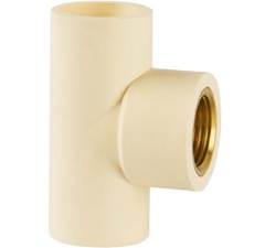 TE SOLDÁVEL 015MM X 1/2” TRANSFERÊNCIA AQUA QUENTE CPVC