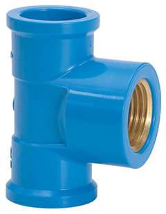 TE SOLDÁVEL 25MMX3/4” REDUÇÃO BUCHA LATÃO