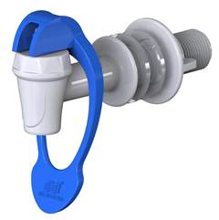 TORNEIRA PLASTICA 1/2” PARA FILTRO BRANCA E AZUL AUTOMATICA INFERIOR