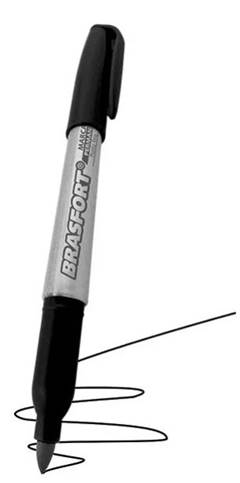 CANETA MARCAÇÃO PERMANENTE  PONTA FINA PRETA