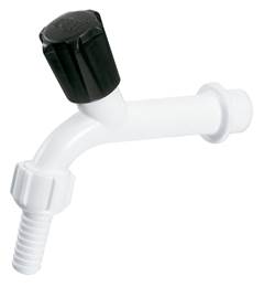 TORNEIRA PLÁSTICA 1/2” TANQUE PAREDE BRANCA 10CM COM BICO 1120