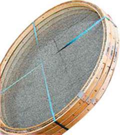 PENEIRA ARROZ 55CM MADEIRA