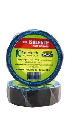 FITA ISOLANTE 18MMX10M PRETA