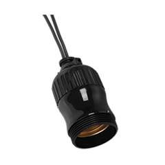 BOCAL COM RABICHO 250V PRETO NYLON 1610