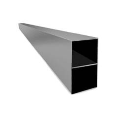 RÉGUA DE PEDREIRO ALUMÍNIO BITUBULAR 2X1”- 3M 0,790GR PRETA