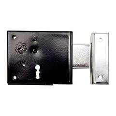 FECHADURA SOBREPOR PRETA CAIXÃO 930X2 REFI