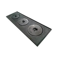 CHAPA FOGÃO 4 FUROS MINEIRA COM TAMPA E REDUÇÃO