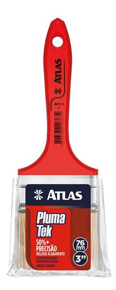 TRINCHA CERDA BRANCA CABO VERMELHO 315/6 2.1/2”