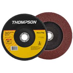 DISCO LIXA FLAP 4.1/2” GRÃO 080