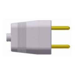 PINO MACHO 2P 10A CINZA