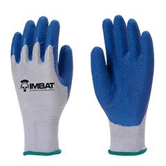 LUVA MALHA BANHO LATEX CORRU AZU 09G