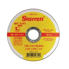 DISCO CORTE INOX 04.1/2”X3/64”X7/8”