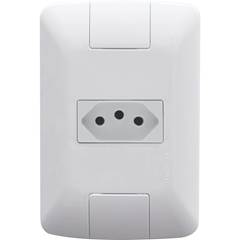 TOMADA 01 EMBUTIR BIPOLAR 2 PINO + TERRA 20A ARIA