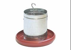 COMEDOURO PARA FRANGO 5KG GALVANIZADO PLÁSTICO