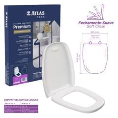 ASSENTO SANITARIO BRANCO MONTE CARLO C/SOFT CLOSE