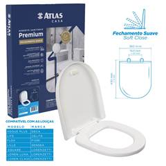 ASSENTO SANITARIO BRANCO VOGUE C/SOFT CLOSE