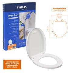 ASSENTO SANITARIO BRANCO OVAL PREMIUM