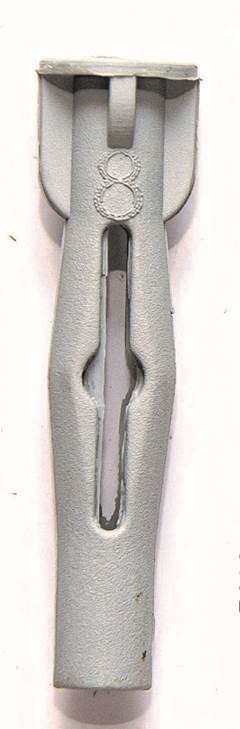 BUCHA NYLON TIJOLO FURADO Nº08 CINZA