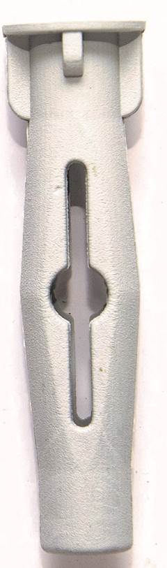 BUCHA NYLON TIJOLO FURADO Nº12 CINZA