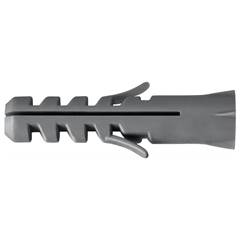 BUCHA PLÁSTICA Nº06 SEM ANEL CINZA