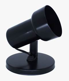 SPOT INJETADO CANECA E27 PRETO