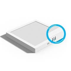 LUMINARIA BACKSTAGE SOBREPOR QUADRADA LED 18W AUTOVOLT 6500K 210X210X27 1620LM
