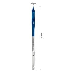 BROCA CHATA MADEIRA 08,0MMX152MM 5/16”
