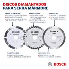 DISCO DIAMANTADO SEGMENTADO 110X20MM 4”