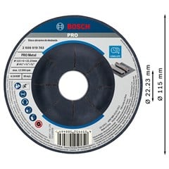 DISCO DESBASTE 04.1/2” X 1/4 X 7/8”