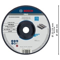 DISCO DESBASTE 07” X 1/4 X 7/8”