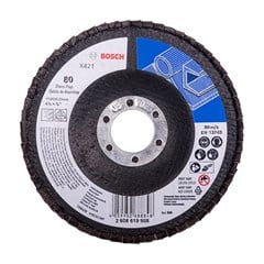 DISCO LIXA FLAP 4.1/2” GRAO 080 RETO