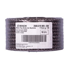 DISCO LIXA FLAP 4.1/2” GRAO 120 RETO