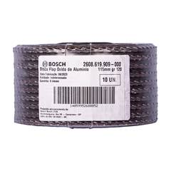 DISCO LIXA FLAP 4.1/2” GRAO 120 RETO